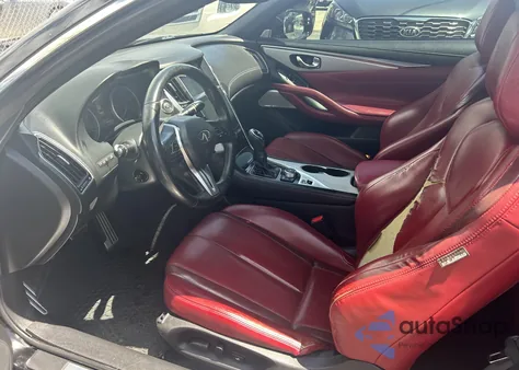 2017 Infiniti Q60 из США, поврежденный, VIN JN1FV7EL1HM701760